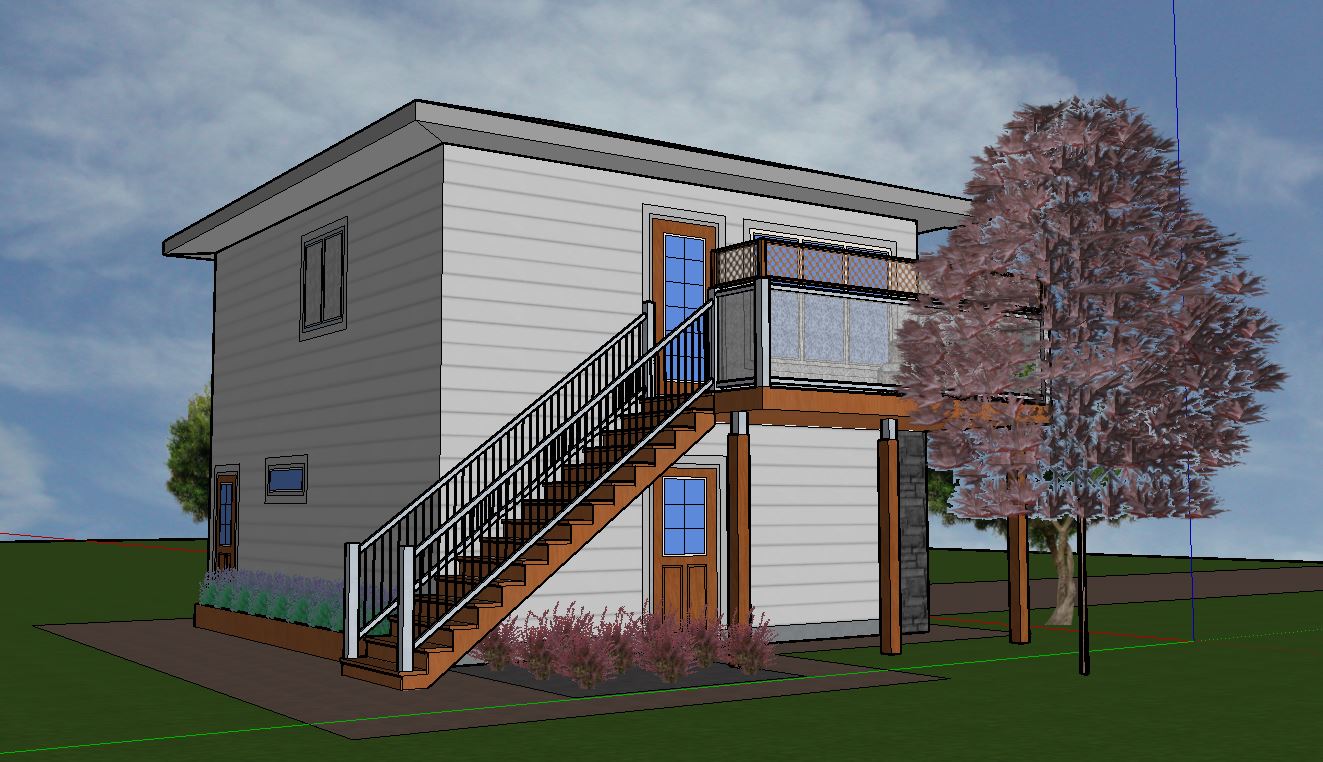 Garage Suite with 1 Bedroom w/Elevator | Aurora Home Designs Edmonton Alberta